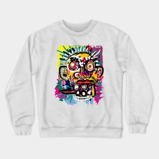 face in color Crewneck Sweatshirt